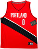 Portland Trailblazers Damian Lillard Autographed Red Fanatics Jersey Size XL Beckett BAS QR Stock #214825