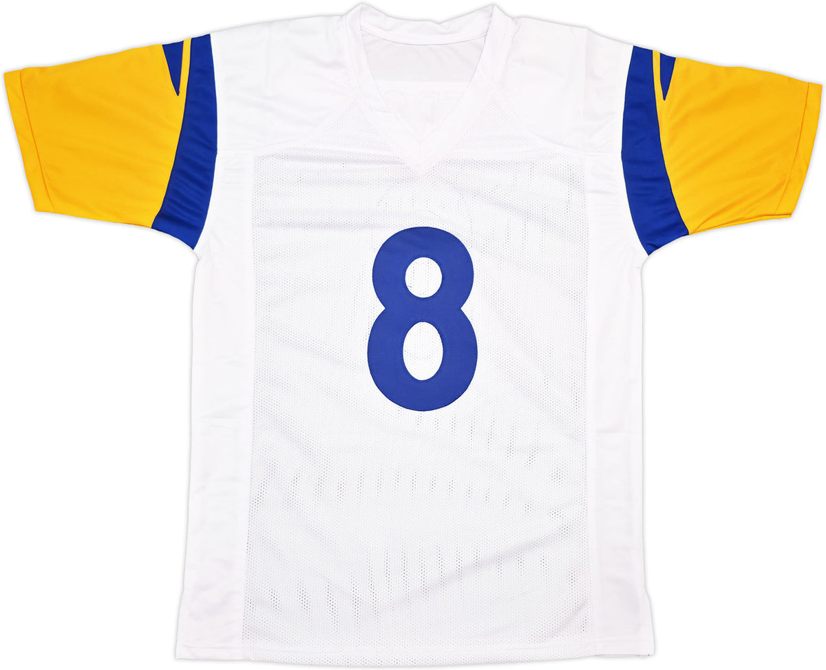 Los Angeles Rams Jared Verse Autographed White Jersey Beckett BAS Witness Stock #242683