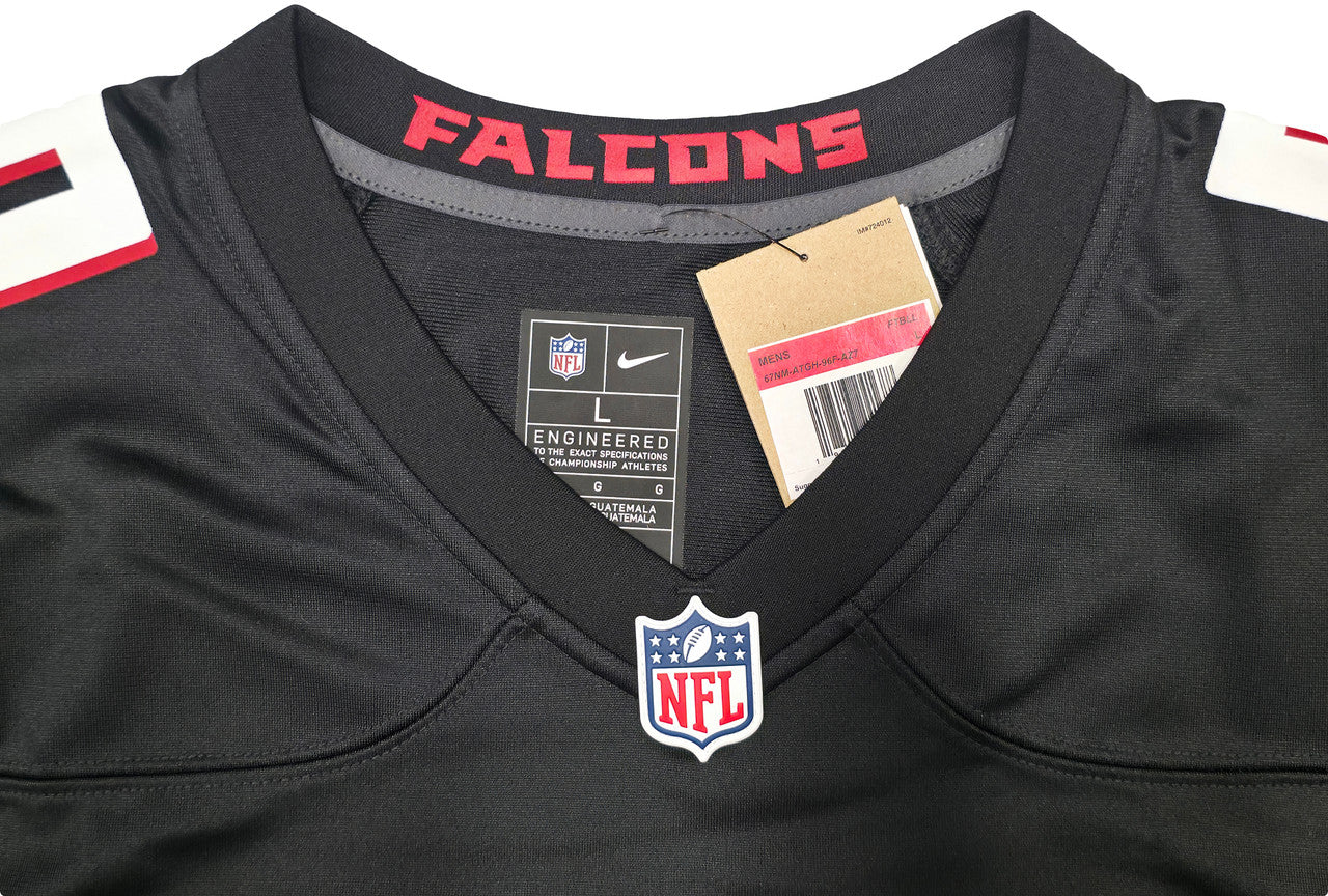 Atlanta Falcons Michael Penix Jr. Autographed Black Nike Jersey Size L Beckett BAS Witness Stock #242571