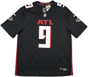 Atlanta Falcons Michael Penix Jr. Autographed Black Nike Jersey Size XL Beckett BAS Witness Stock #242572