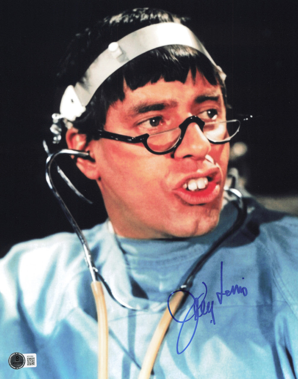 Jerry Lewis Autographed 11x14 Photo Nutty Professor Beckett BAS QR #AE31924