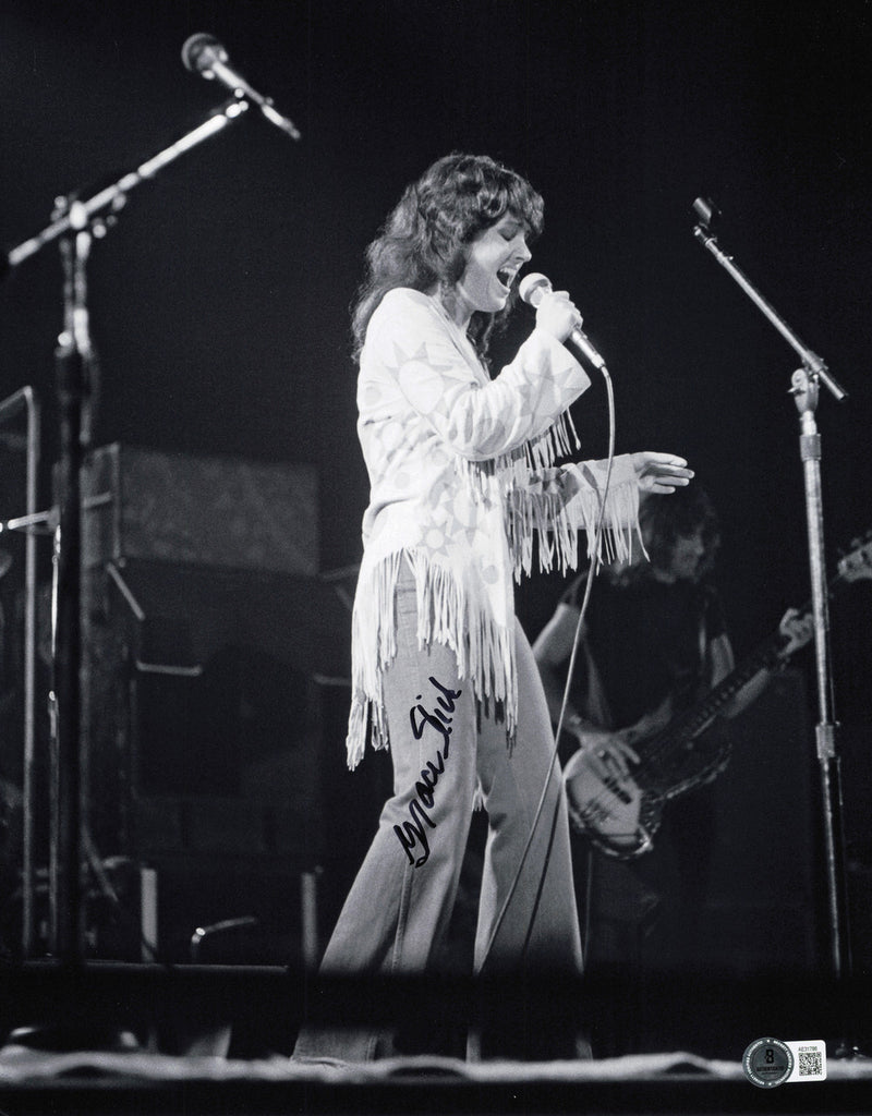 Grace Slick Autographed 11x14 Photo Jefferson Starship Beckett BAS QR #AE31786