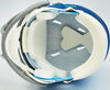 Sam LaPorta Autographed Detroit Lions Flat Matte Blue 2023 Alternate Speed Mini Helmet Beckett BAS Witness Stock #230027