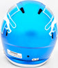 Sam LaPorta Autographed Detroit Lions Flat Matte Blue 2023 Alternate Full Size Replica Speed Helmet Beckett BAS Witness Stock #230025