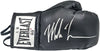 Mike Tyson Autographed Black Everlast Boxing Glove (Right Handed RH, Silver) Beckett BAS QR Stock #230020