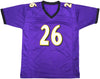 Baltimore Ravens Rod Woodson Autographed Purple Jersey "HOF 09" Beckett BAS Witness Stock #230053