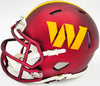 Jahan Dotson Autographed Washington Commanders Maroon Speed Mini Helmet Beckett BAS Witness Stock #230113