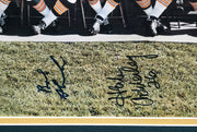 1966 Green Bay Packers Super Bowl I Champions Autographed Framed 16x20 Photo With 20 Signatures Including Bart Starr JSA #Z58083