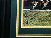 1966 Green Bay Packers Super Bowl I Champions Autographed Framed 16x20 Photo With 20 Signatures Including Bart Starr JSA #Z58083