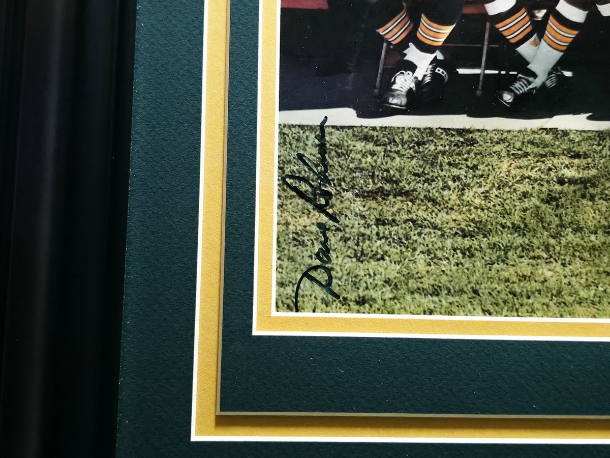 1966 Green Bay Packers Super Bowl I Champions Autographed Framed 16x20 Photo With 20 Signatures Including Bart Starr JSA #Z58083