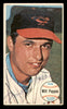 Milt Pappas Autographed 1964 Topps Giants Card #5 Baltimore Orioles SKU #215552