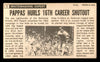 Milt Pappas Autographed 1964 Topps Giants Card #5 Baltimore Orioles SKU #215552