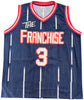 Houston Rockets Steve Francis Autographed Blue Jersey JSA Stock #228968