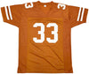 Texas Longhorns D'Onta Foreman Autographed Orange Jersey Beckett BAS Witness Stock #229534