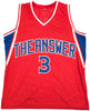 Philadelphia 76ers Allen Iverson Autographed Red Jersey Beckett BAS Witness Stock #229999