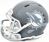 Jason Taylor Autographed Miami Dolphins Slate Silver Speed Mini Helmet Beckett BAS Witness Stock #228818