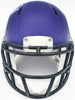 Aaron Jones Autographed Minnesota Vikings Purple Speed Mini Helmet Beckett BAS Witness Stock #228815