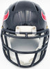 Tank Dell Autographed Houston Texans Blue Speed Mini Helmet Beckett BAS QR Stock #229520