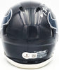 Tank Dell Autographed Houston Texans Blue Speed Mini Helmet Beckett BAS QR Stock #229520