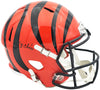 Ja'Marr Chase Autographed Cincinnati Bengals Orange Full Size Speed Replica Helmet Beckett BAS Witness Stock #228826