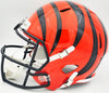 Ja'Marr Chase Autographed Cincinnati Bengals Orange Full Size Speed Replica Helmet Beckett BAS Witness Stock #228826