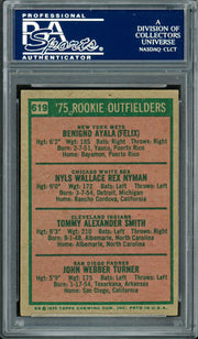 Benny Ayala & Jerry Turner Autographed 1975 Topps Rookie Card #619 PSA/DNA #83853006