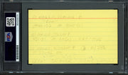 Joe, Dom & Vince DiMaggio Autographed 3x5 Index Card "Best Wishes" PSA/DNA #85420079