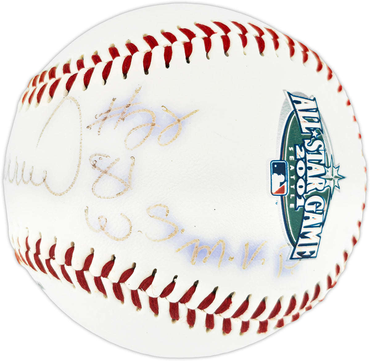 Pedro Guerrero Autographed Official 2001 All Star Game Commemorative Baseball Los Angeles Dodgers "81 WS MVP" SKU #243128
