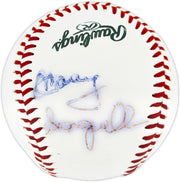 Manny Sanguillen Autographed Official 2001 All Star Game Commemorative Baseball Pittsburgh Pirates SKU #243137