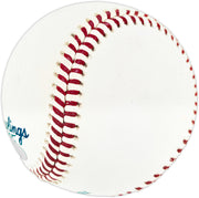 Edgar Martinez Autographed Official 2019 Hall of Fame Logo MLB Baseball Seattle Mariners MCS Holo #64032