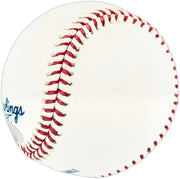 Edgar Martinez Autographed Official 2019 Hall of Fame Logo MLB Baseball Seattle Mariners MCS Holo #64033