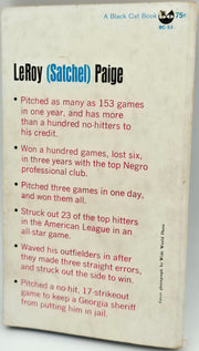 Satchel Paige Autographed Maybe I'll Pitch Forever' Book Negro Leagues "Best Wishes, From" Beckett BAS SKU #AE25470