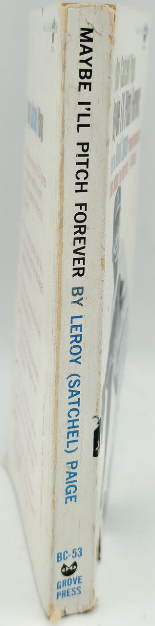 Satchel Paige Autographed Maybe I'll Pitch Forever' Book Negro Leagues "Best Wishes, From" Beckett BAS SKU #AE25470