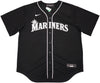 Seattle Mariners Ken Griffey Jr. Autographed Black Nike Jersey Size XL Beckett BAS Witness Stock #230136