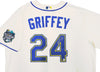 Seattle Mariners Ken Griffey Jr. Autographed Cream Nike 2023 All Star Game Patch Jersey Size XL Beckett BAS Witness Stock #230139