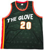 Seattle Supersonics Gary Payton Autographed Dark Green Jersey JSA Stock #215726