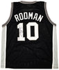San Antonio Spurs Dennis Rodman Autographed Black Jersey JSA Stock #215732