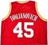 Houston Rockets Rudy Tomjanovich Autographed Red Jersey TriStar Holo Stock #215752