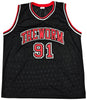 Chicago Bulls Dennis Rodman Autographed Black Jersey JSA Stock #215735