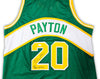 Seattle Supersonics Gary Payton Autographed Green Jersey "The Glove" JSA Stock #215766
