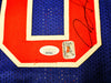 Detroit Pistons Dennis Rodman Autographed Blue Jersey JSA Stock #215742