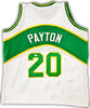 Seattle Supersonics Gary Payton Autographed White Jersey "The Glove" JSA Stock #215727