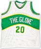 Seattle Supersonics Gary Payton Autographed White Jersey "The Glove" JSA Stock #215727