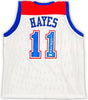 Washington Bullets Elvin Hayes Autographed White Jersey Beckett BAS QR Stock #215765