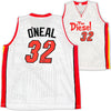 Miami Heat Shaquille Shaq O'Neal Autographed White Jersey Beckett BAS Witness Stock #215720