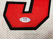Miami Heat Shaquille Shaq O'Neal Autographed White Jersey PSA/DNA Stock #215721