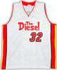 Miami Heat Shaquille Shaq O'Neal Autographed White Jersey PSA/DNA Stock #215721