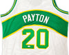 Seattle Supersonics Gary Payton Autographed White Jersey JSA Stock #215728