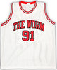 Chicago Bulls Dennis Rodman Autographed White Jersey JSA Stock #215737