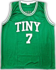 Boston Celtics Nate "Tiny" Archibald Autographed Green Jersey "HOF 91" JSA Stock #215715